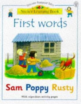 Paperback First Words: Sticker Learning Book (Sticker Learning Books Series) Book