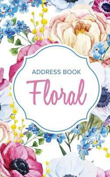 Paperback Address Book Floral Book