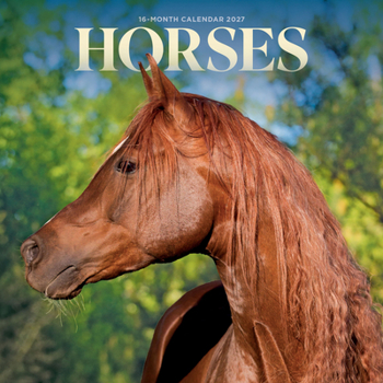 Carousel Worldwide Horses 2027 Mini Wall Calendar – 16-Month Calendar, Majestic Horse Photography, Monthly Mini Wall Calendar, 7? × 7?, Gift