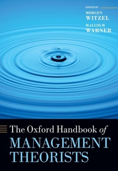 Paperback The Oxford Handbook of Management Theorists Book