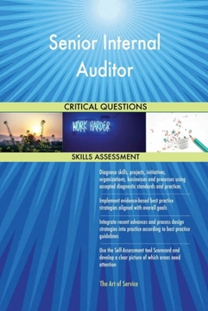 Paperback Senior Internal Auditor Critical Questions Skills Assessment Book