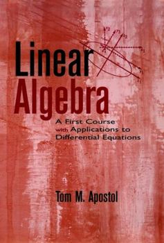 Hardcover Linear Algebra Book