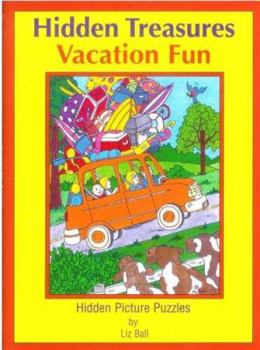 Paperback Vacation Fun: Hidden Treasures: Hidden Picture Puzzles Book