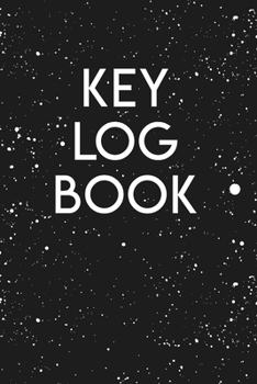 Paperback Key Log Book: Key Tracker Logger Inventory Checkout System Book