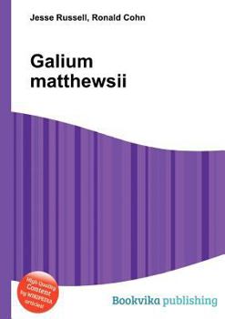 Paperback Galium Matthewsii Book