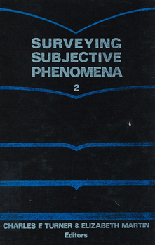 Hardcover Surveying Subjective Phenomena Book