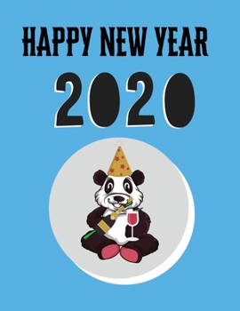 Happy new year 2020: Happy New Year's - (100 Pages, Creative Design, Lined Notebook, Perfect For a Gift) 8.5x11 inches