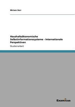 Paperback Haushaltsökonomische Selbstinformationssysteme - Internationale Perspektiven [German] Book