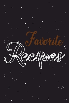 Paperback favorite recipes: cooking recipe organizer/your collected recipes Book