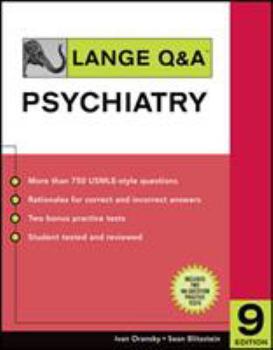 Paperback Lange Q & A Psychiatry Book