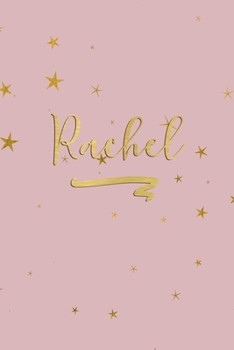 Paperback Rachel: Personalized Journal to Write In - Rose Gold Line Journal Book