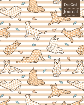 Dot Grid Journal: Notebook Planner with Unique Cat Themed Cover Design
