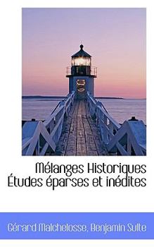 Paperback M Langes Historiques Tudes Parses Et in Dites Book