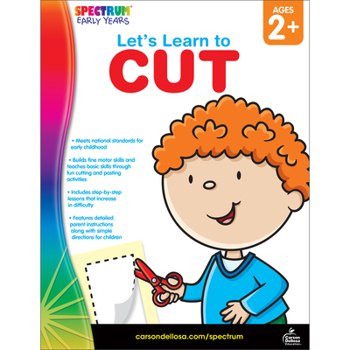 Paperback Let's Learn to Cut, Ages 2 - 5 Book