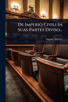 Paperback De Imperio Civili In Suas Partes Diviso... [Latin] Book