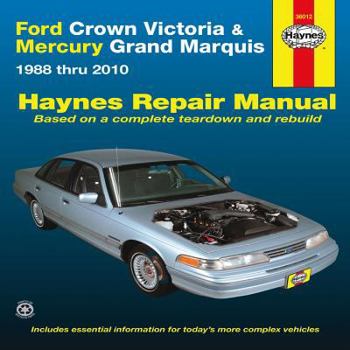 Paperback Ford Crown Victoria & Mercury Grand Marquis: 1988 Thru 2010 Book