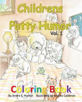 Paperback childrens potty humor vol. 1 coloring book