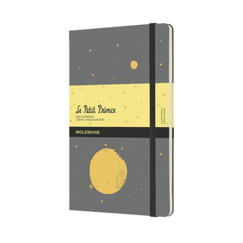 Hardcover Moleskine Limited Edition Petit Prince Notebook, Large, Plain, Slate Grey, Hard Cover (5 X 8.25) Book