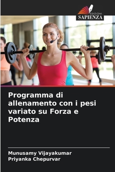 Paperback Programma di allenamento con i pesi variato su Forza e Potenza [Italian] Book