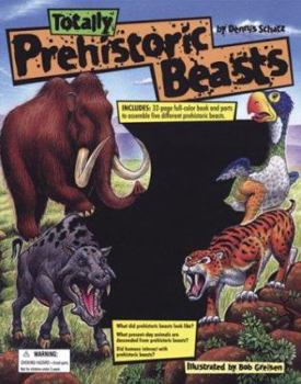Paperback Totally Prehistoric Beasts [With Animal Figures] Book
