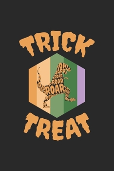 Trick Roar Treat: Halloween blank dot grid pages for all horror fans | 120 pages for vampires, ghouls, witches and zombies | 6x9" inches