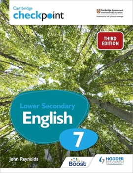 Paperback Cambridge Checkpoint Lower Secondary English Student's Book 7: Hodder Education Group Book