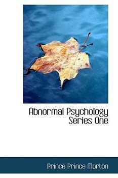 Hardcover Abnormal Psychology Series One Book