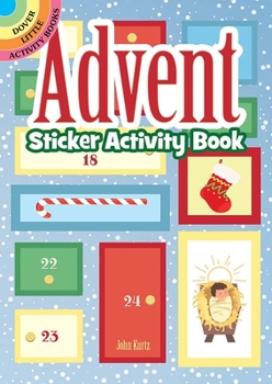 Hardcover Advent Sticker Activity Book