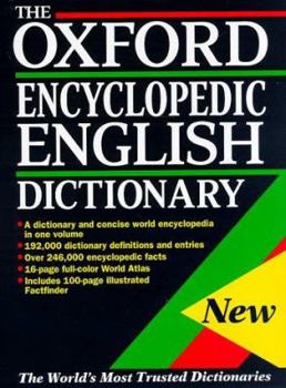 Hardcover The Oxford Encyclopedic English Dictionary Book