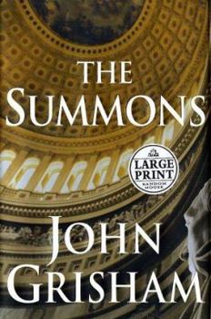 Hardcover The Summons [Large Print] Book