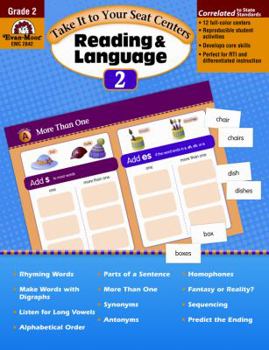 Paperback Take It to Your Seat Reading and Language Centers, Grade 2 Book