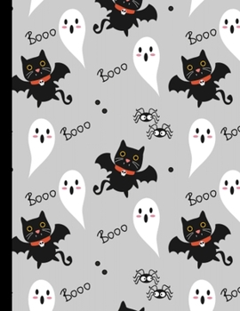 Booo: Blank Halloween Sketch Book 120 Pages (8.5" X 11") – For Sketching, Pencil Drawings, Doodling, Charcoal Sketches and Art Portraits - Novelty Themed Gifts