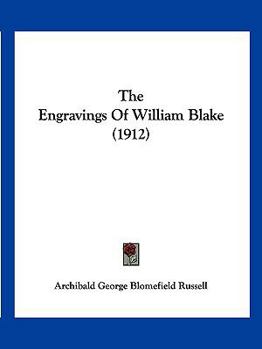 Paperback The Engravings Of William Blake (1912) Book