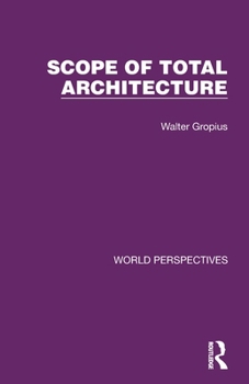 Paperback Scope of Total Architecture Book