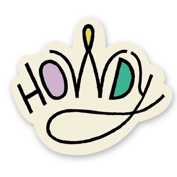 Paperback Howdy Sticker Book
