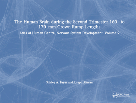 Hardcover The Human Brain During the Second Trimester 160- To 170-MM Crown-Rump Lengths: Atlas of Human Central Nervous System Development, Volume 9 Book