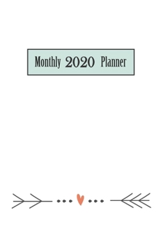 2020 Monthly Planner: Spring Theme 6 x 9 inch 120 Pages Year Months Weeks Planner, Calendar, and Organizer plus Graph Paper (January 2020 - December 2020)