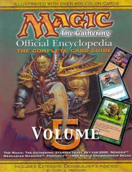 Paperback Magic: The Gathering -- Official Encyclopedia, Volume 5: The Complete Card Guide Book