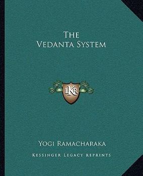 Paperback The Vedanta System Book