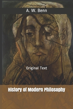 Paperback History of Modern Philosophy: Original Text Book