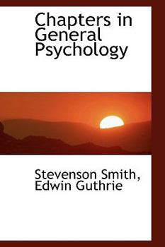 Paperback Chapters in General Psychology Book