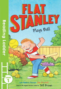 Paperback Flat Stanley Plays Ball: Level 1 Book