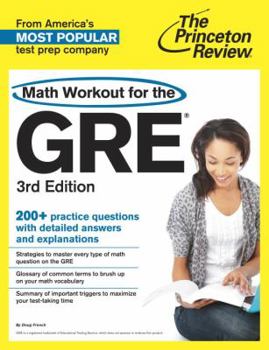 Paperback Math Workout for the GRE Book