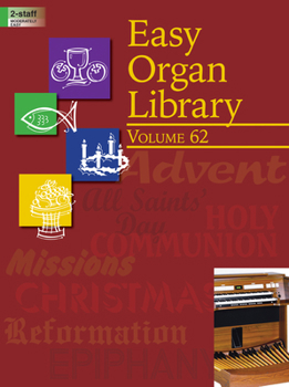 Paperback Easy Organ Library, Vol. 62 Book
