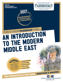 Paperback An Introduction to the Modern Middle East (Dan-68): Passbooks Study Guide Volume 68 Book