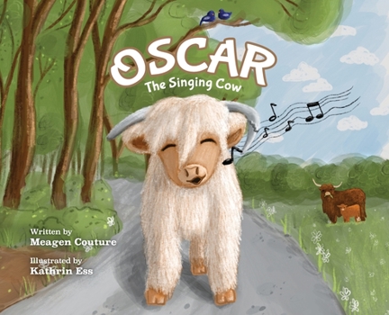 Hardcover Oscar the Singing Cow [Large Print] Book