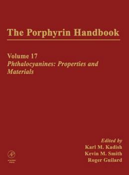 Hardcover The Porphyrin Handbook: Phthalocyanines: Properties and Materials Book