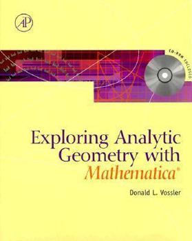Paperback Exploring Analytical Geometry with Mathematica Book