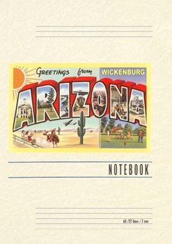 Paperback Vintage Lined Notebook Greetings from Wickenburg Book