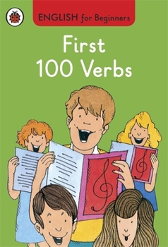 Hardcover First 100 Verbs English for Beginners (mini Hc) Book